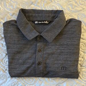 Travis Mathew Men's Charcoal Polo Shirt